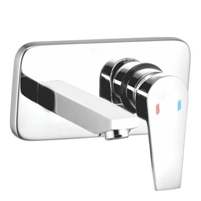 Single Lever Wall Mounted Basin Mixer Assembly 